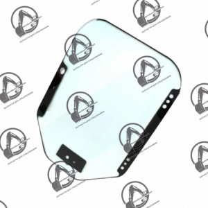 Стекло лобовое с отверстием под стеклоочиститель с шелкографией (закаленное) BOBCAT 7120401